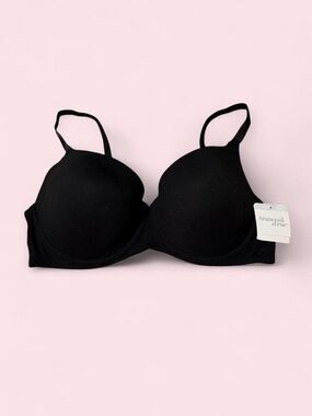 Tranquil & True Black Padded Underwire Bra — Everyday Smooth Support